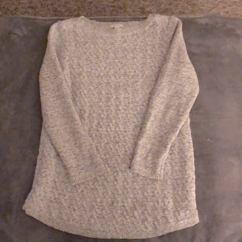 Grey long sweater